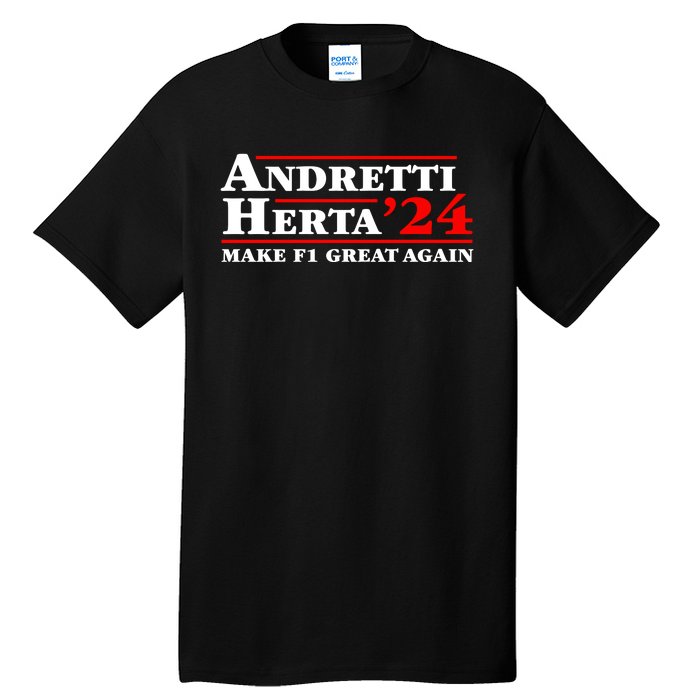 Andretti Herta 2024 Funny Indy Racing Tall T-Shirt