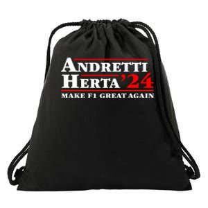 Andretti Herta 2024 Funny Indy Racing Drawstring Bag