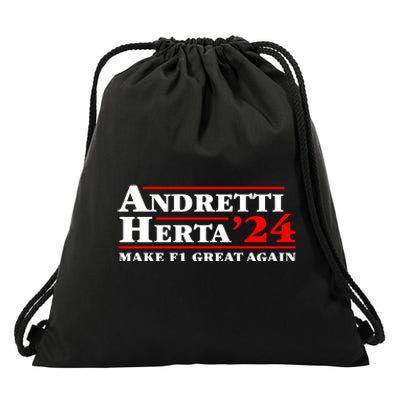 Andretti Herta 2024 Funny Indy Racing Drawstring Bag