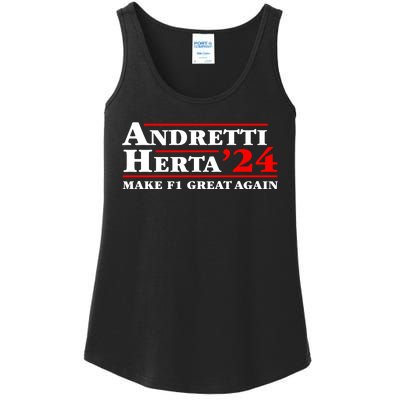 Andretti Herta 2024 Funny Indy Racing Ladies Essential Tank