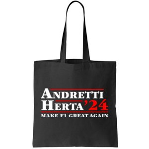 Andretti Herta 2024 Funny Indy Racing Tote Bag