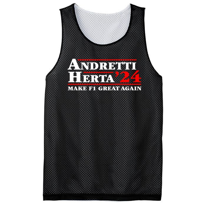 Andretti Herta 2024 Funny Indy Racing Mesh Reversible Basketball Jersey Tank