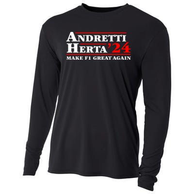 Andretti Herta 2024 Funny Indy Racing Cooling Performance Long Sleeve Crew