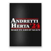 Andretti Herta 2024 Funny Indy Racing Poster