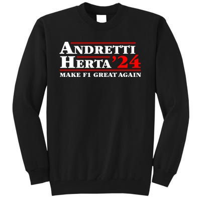 Andretti Herta 2024 Funny Indy Racing Tall Sweatshirt