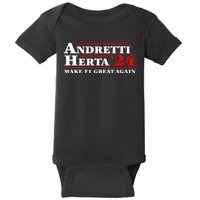 Andretti Herta 2024 Funny Indy Racing Baby Bodysuit