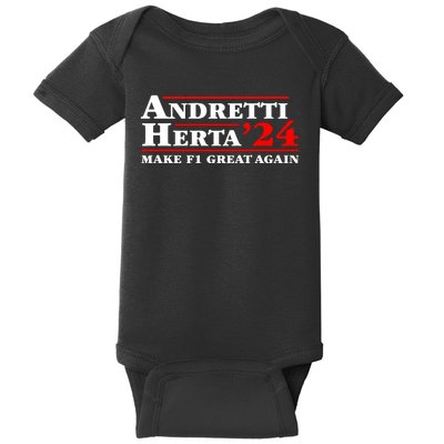 Andretti Herta 2024 Funny Indy Racing Baby Bodysuit