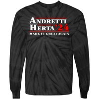 Andretti Herta 2024 Funny Indy Racing Tie-Dye Long Sleeve Shirt