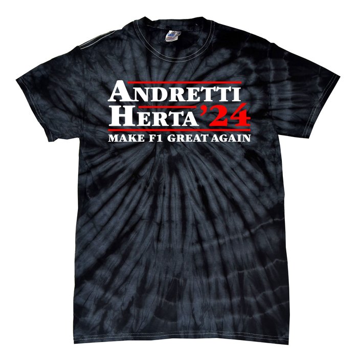 Andretti Herta 2024 Funny Indy Racing Tie-Dye T-Shirt