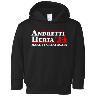 Andretti Herta 2024 Funny Indy Racing Toddler Hoodie