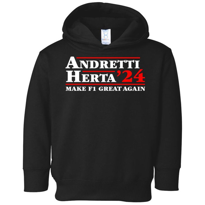 Andretti Herta 2024 Funny Indy Racing Toddler Hoodie