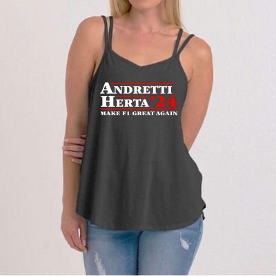 Andretti Herta 2024 Funny Indy Racing Women's Strappy Tank