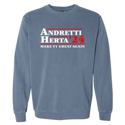 Andretti Herta 2024 Funny Indy Racing Garment-Dyed Sweatshirt