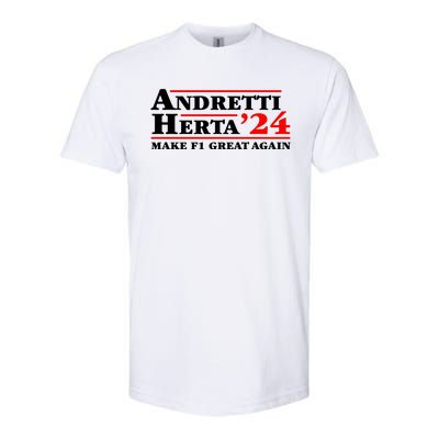 Andretti Herta 2024 Funny Indy Racing Softstyle CVC T-Shirt