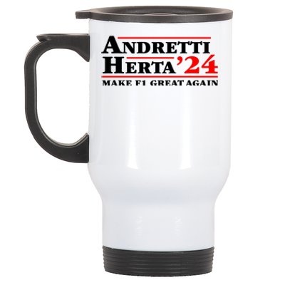 Andretti Herta 2024 Funny Indy Racing Stainless Steel Travel Mug