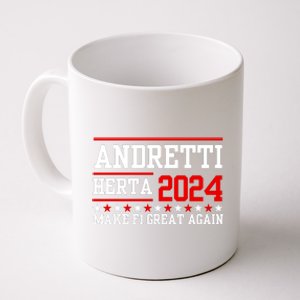 Andretti Herta 2024 Funny Indy Racing Coffee Mug