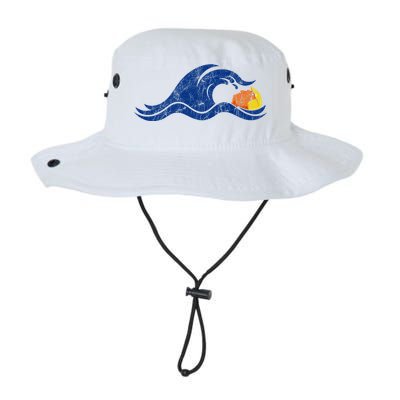 Antitrump Harris 2024Blue Wave Over Trump Legacy Cool Fit Booney Bucket Hat