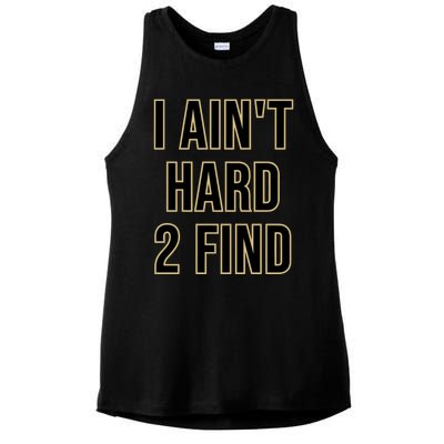 Aint Hard 2 Find Ladies PosiCharge Tri-Blend Wicking Tank