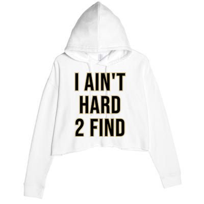 Aint Hard 2 Find Crop Fleece Hoodie