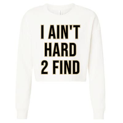 Aint Hard 2 Find Cropped Pullover Crew