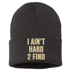 Aint Hard 2 Find Sustainable Knit Beanie