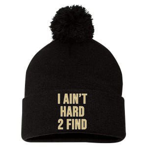 Aint Hard 2 Find Pom Pom 12in Knit Beanie