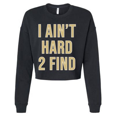 Aint Hard 2 Find Cropped Pullover Crew