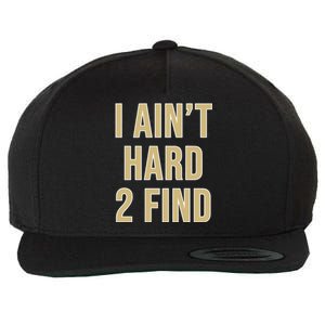 Aint Hard 2 Find Wool Snapback Cap