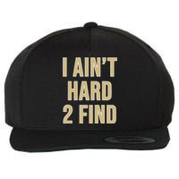 Aint Hard 2 Find Wool Snapback Cap