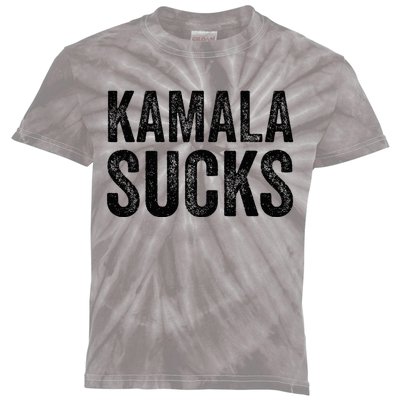 Anti Harris 2024 Kamala Sucks Kids Tie-Dye T-Shirt