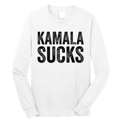 Anti Harris 2024 Kamala Sucks Long Sleeve Shirt