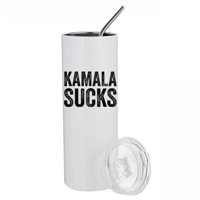 Anti Harris 2024 Kamala Sucks Stainless Steel Tumbler