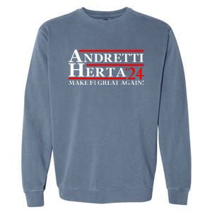 Andretti Herta 2024 Funny Indy Racing Garment-Dyed Sweatshirt