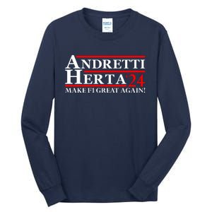 Andretti Herta 2024 Funny Indy Racing Tall Long Sleeve T-Shirt