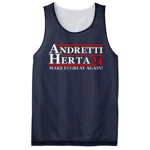 Andretti Herta 2024 Funny Indy Racing Mesh Reversible Basketball Jersey Tank