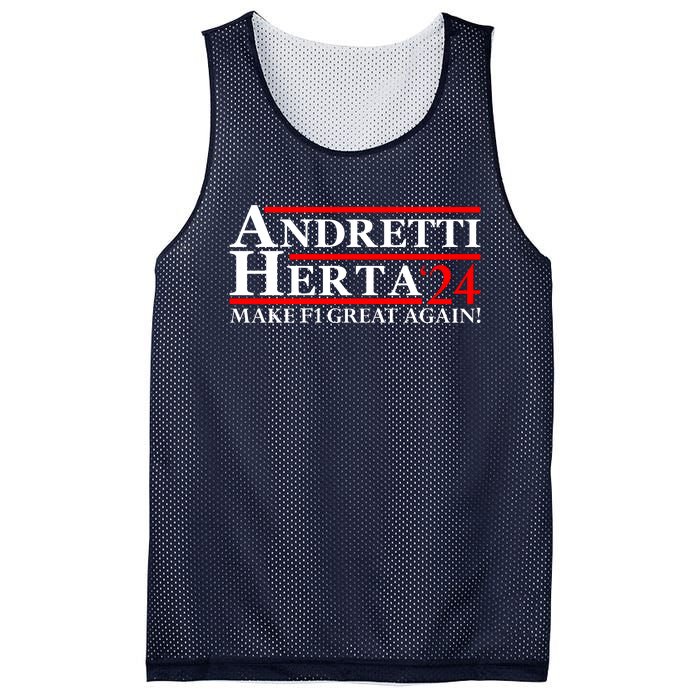 Andretti Herta 2024 Funny Indy Racing Mesh Reversible Basketball Jersey Tank