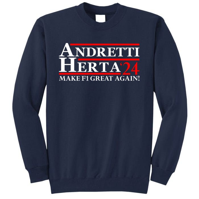 Andretti Herta 2024 Funny Indy Racing Tall Sweatshirt