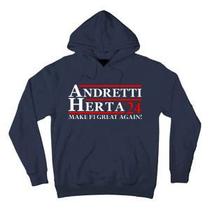 Andretti Herta 2024 Funny Indy Racing Tall Hoodie