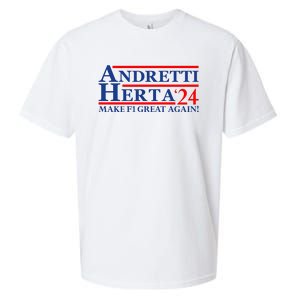 Andretti Herta 2024 Funny Indy Racing Sueded Cloud Jersey T-Shirt