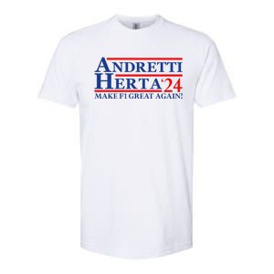 Andretti Herta 2024 Funny Indy Racing Softstyle CVC T-Shirt