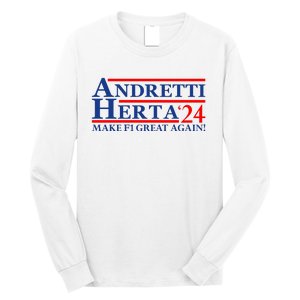 Andretti Herta 2024 Funny Indy Racing Long Sleeve Shirt