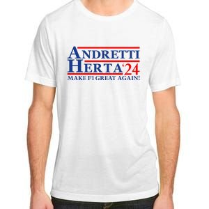 Andretti Herta 2024 Funny Indy Racing Adult ChromaSoft Performance T-Shirt