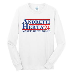 Andretti Herta 2024 Funny Indy Racing Tall Long Sleeve T-Shirt