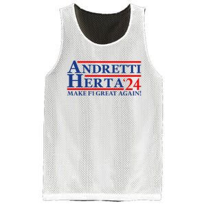 Andretti Herta 2024 Funny Indy Racing Mesh Reversible Basketball Jersey Tank