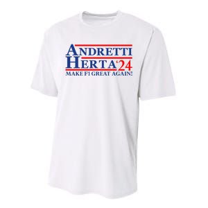 Andretti Herta 2024 Funny Indy Racing Performance Sprint T-Shirt