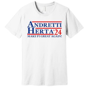 Andretti Herta 2024 Funny Indy Racing Premium T-Shirt