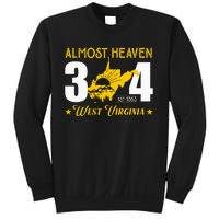 Almost Heaven 304 West Virginia Map Sweatshirt