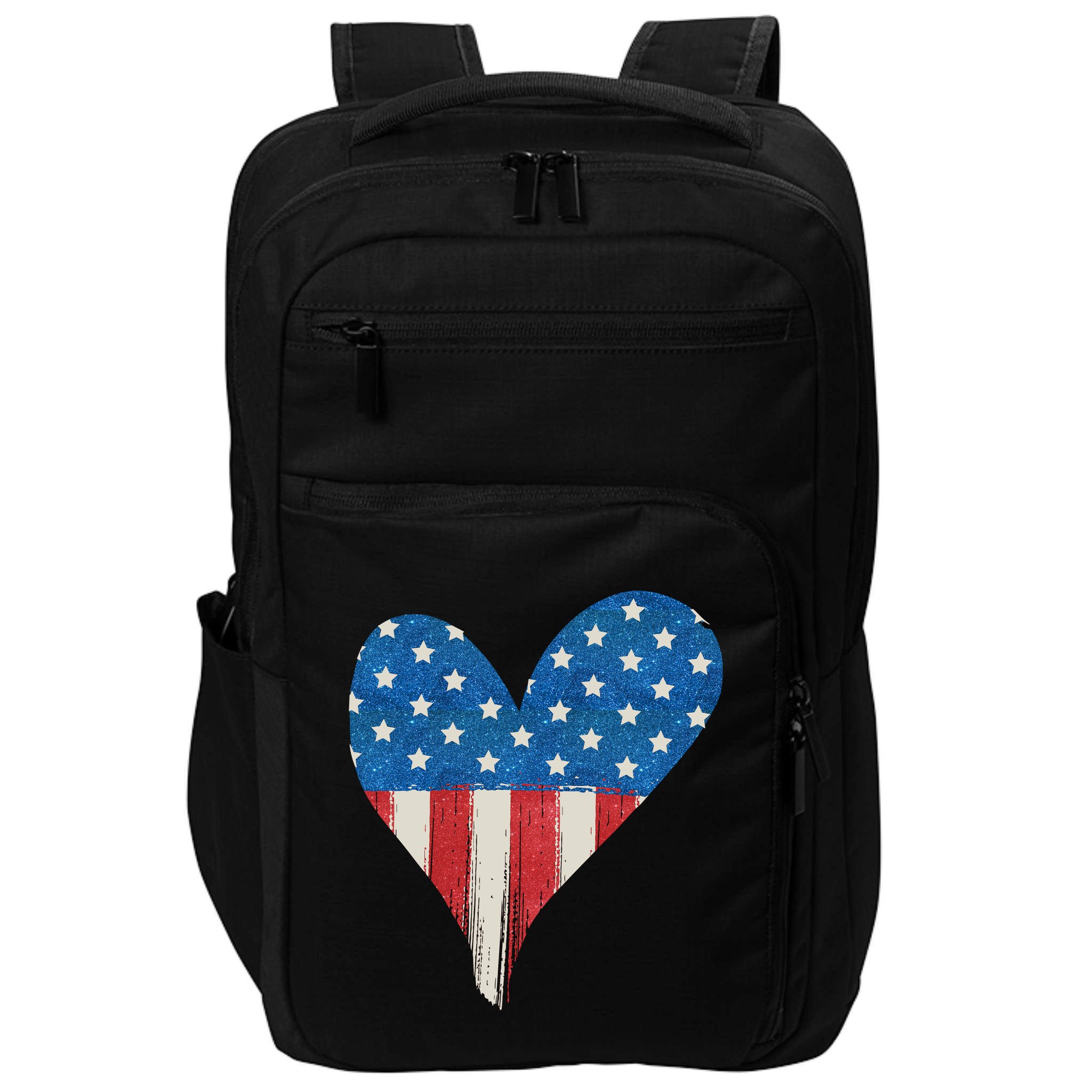 America Heart 4th Of July Impact Tech Backpack