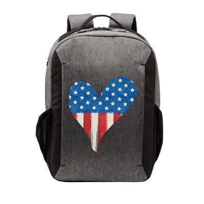 America Heart 4th Of July Vector Backpack