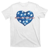 America Heart 4th Of July Cute Festive T-Shirt